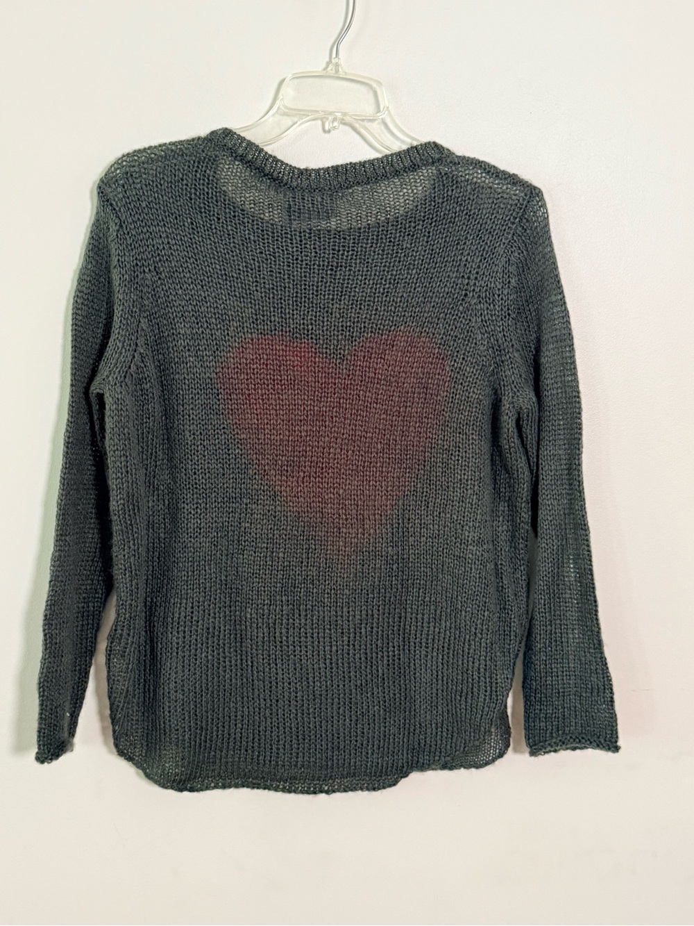 NWT and Wooden Ships heart crew lightweight sweater - Picture 7 of 9
